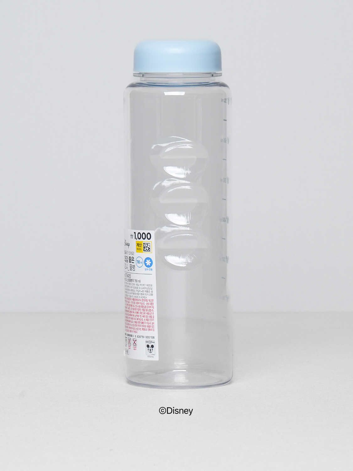 디즈니 눈금 물병 780 ml