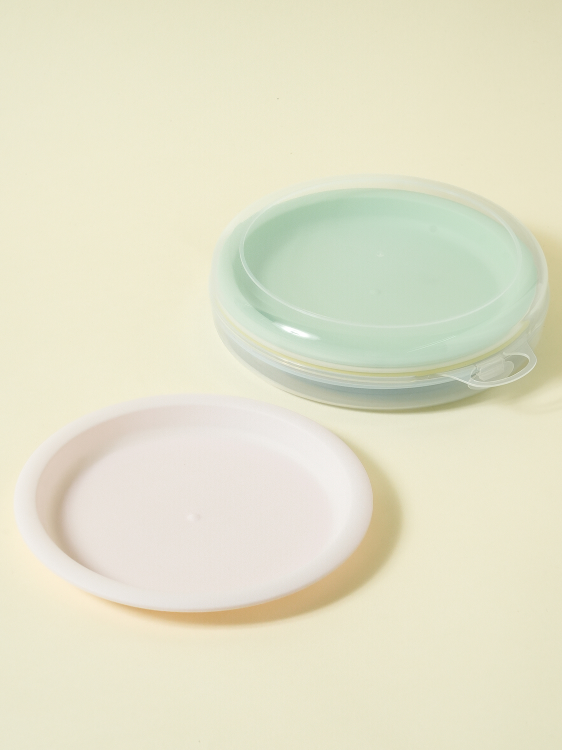 플라스틱 접시 세트 19 cm 6개입