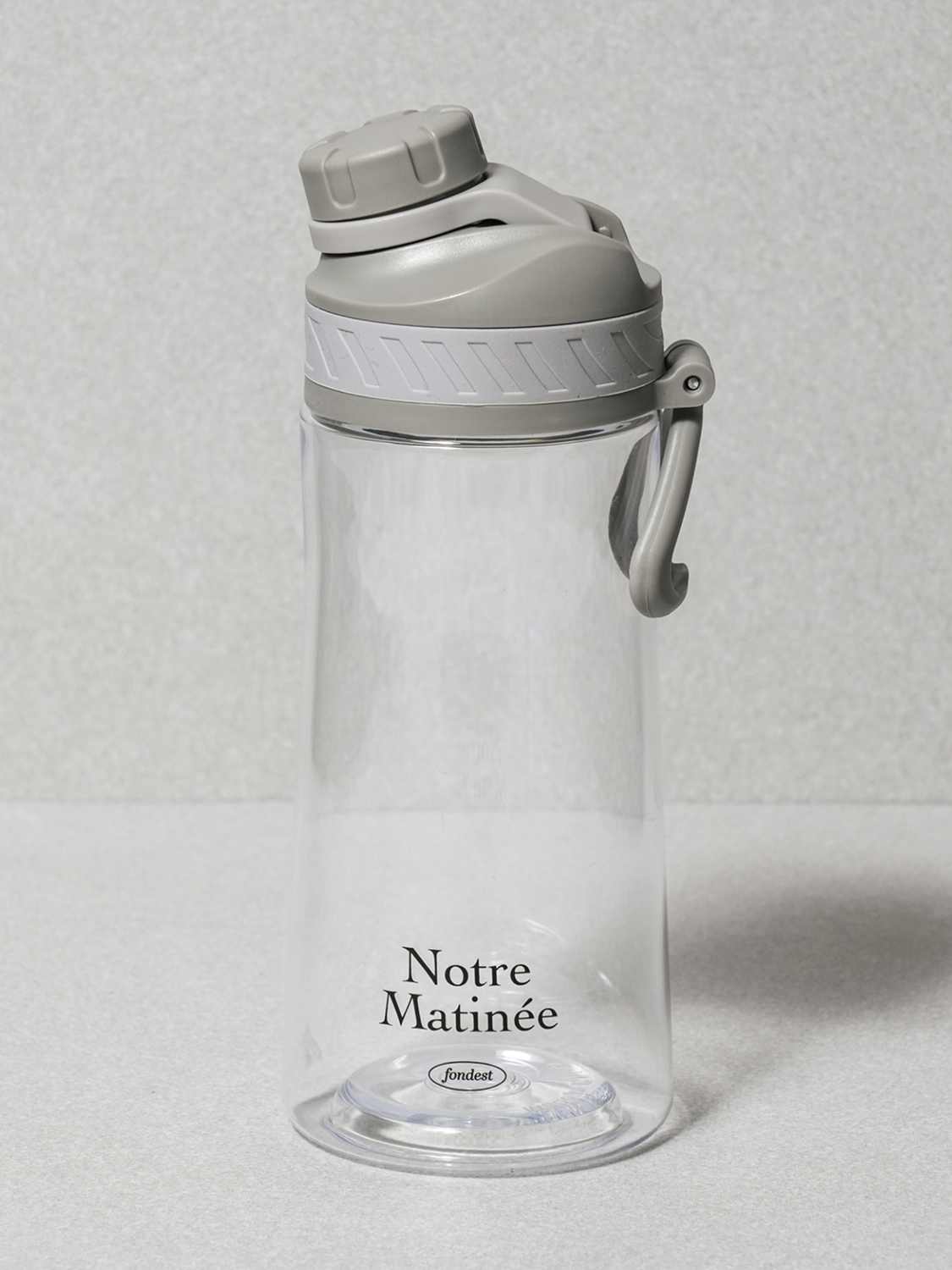 손잡이 트라이탄 물병 600 ml 그레이