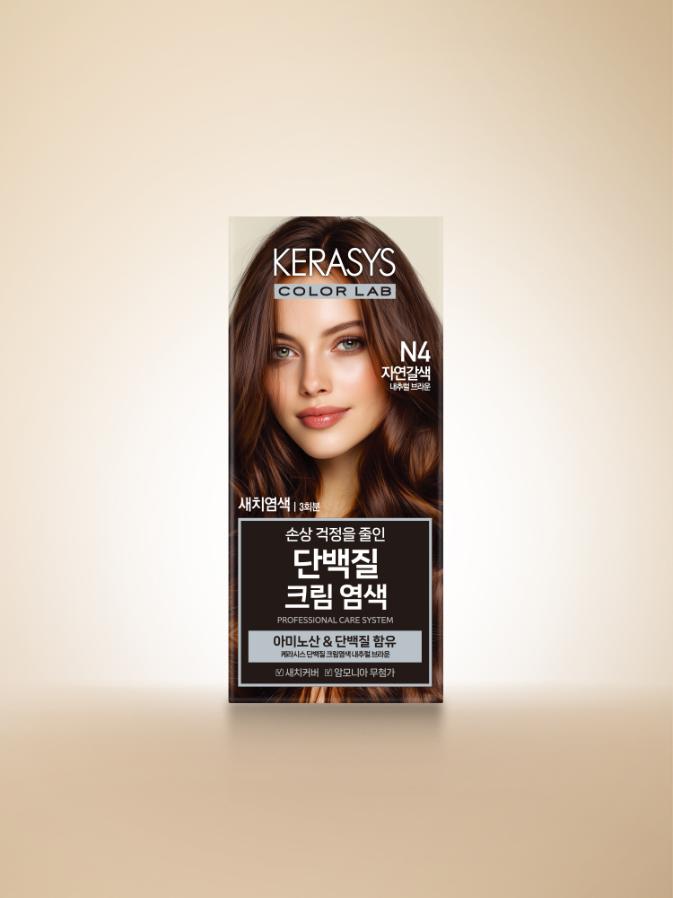 케라시스 단백질 크림 염색(내추럴브라운)