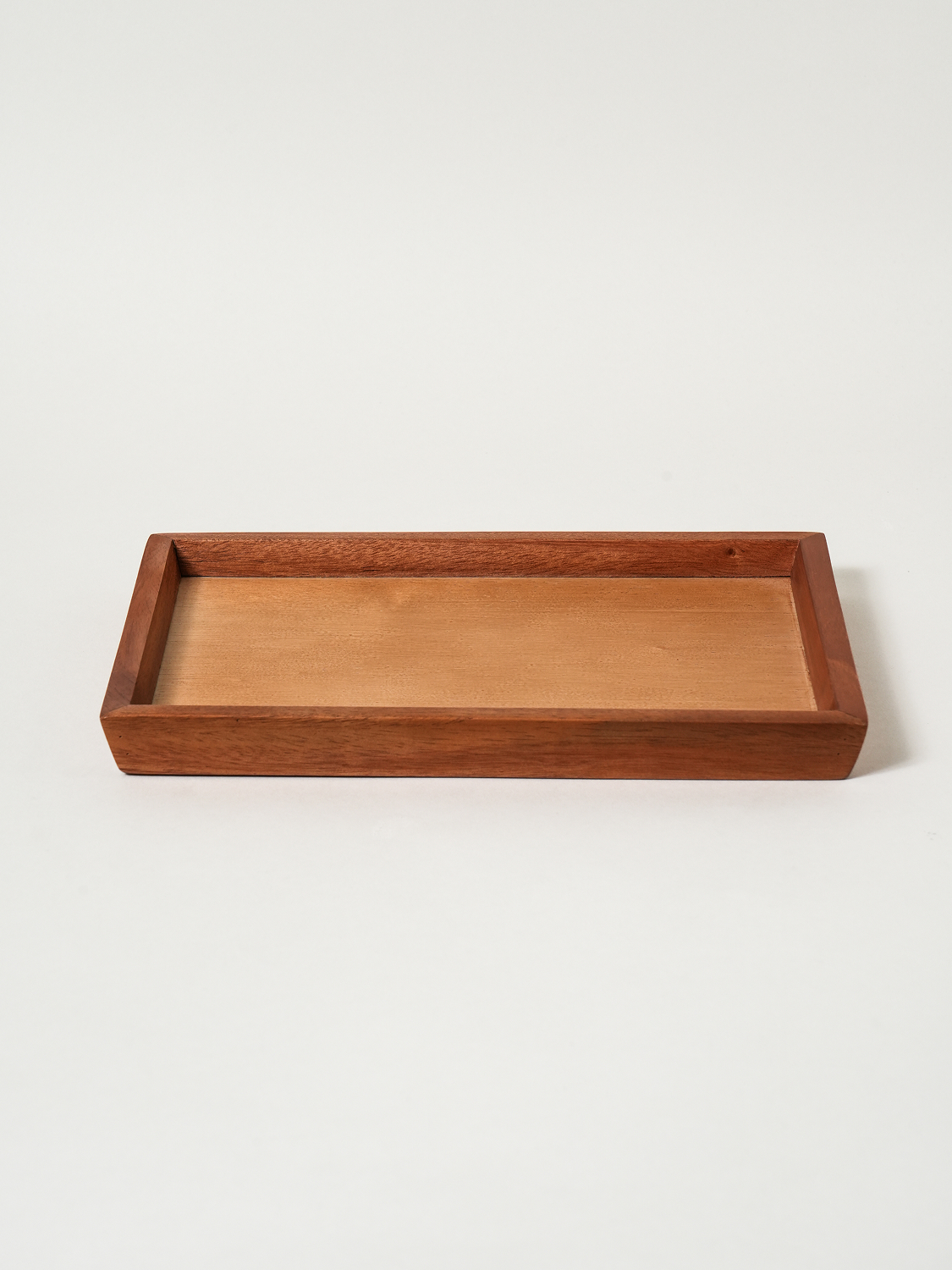 마호가니 정사각 트레이 15 X 15 X 2.5 cm