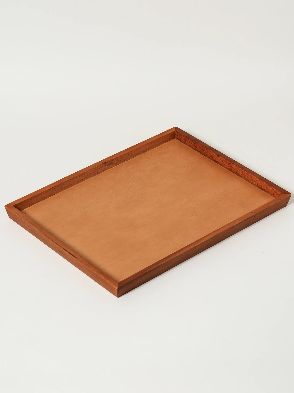 마호가니 직사각 트레이 40 X 30 X 2.5 cm