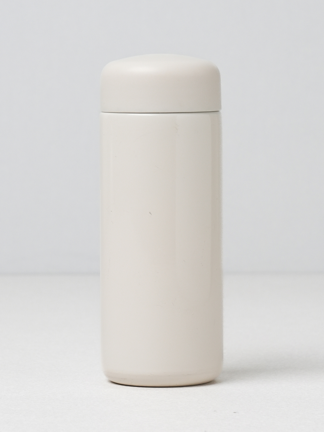 둥근 미니 텀블러 200 ml 아이보리