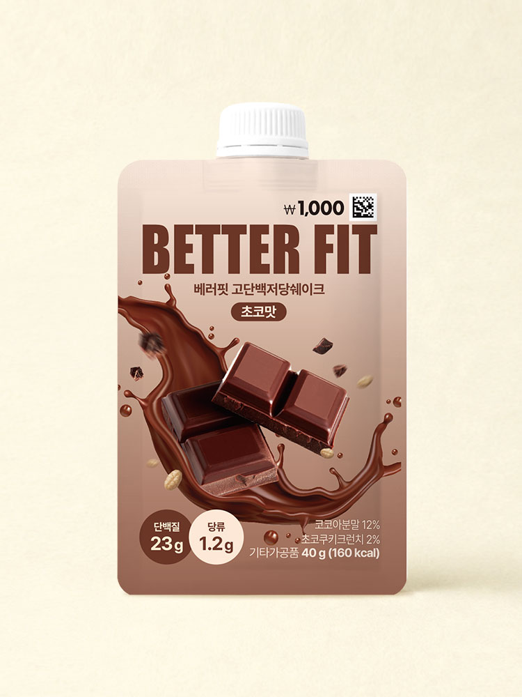 Протеиновый низкосахарный коктейль Betterfit Шоколад
