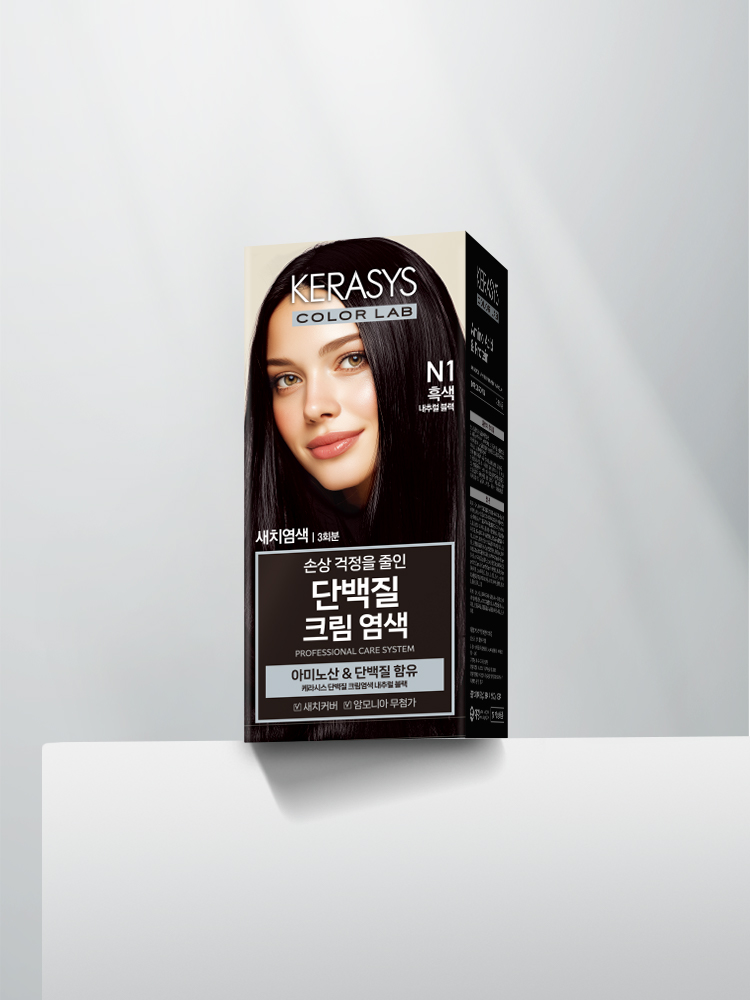 케라시스 단백질 크림 염색(내추럴블랙)