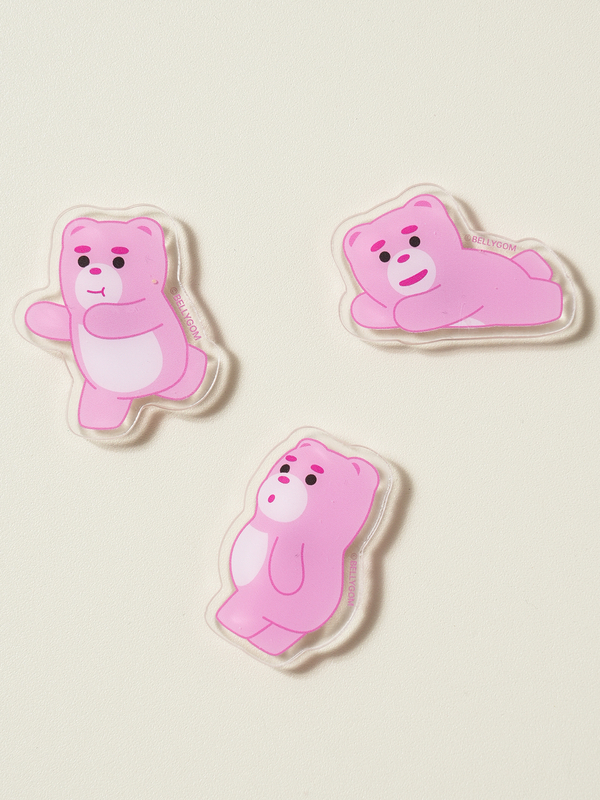 Bellygom Acrylic Shape Magnet, 3 Pieces