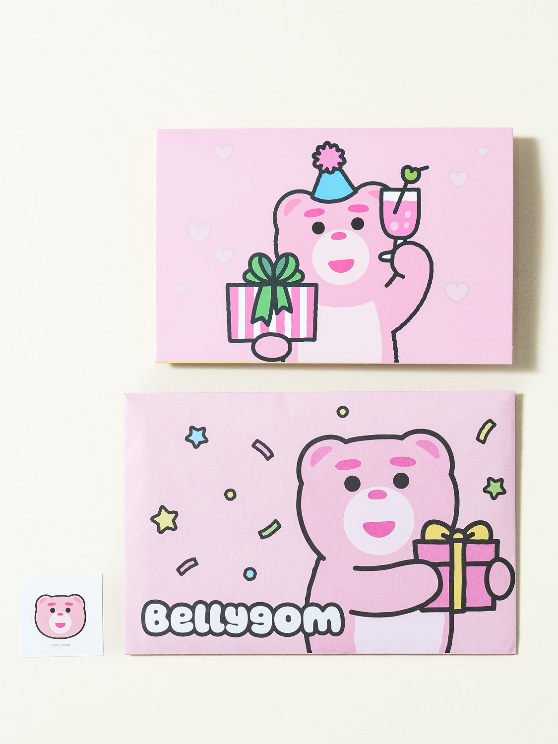 벨리곰 입체 팝업 카드 세트