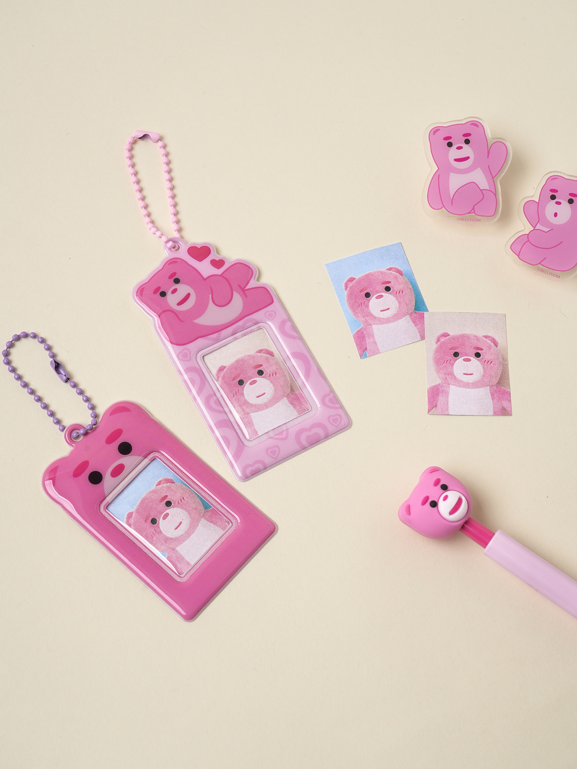 벨리곰 증명사진 키링 2개입