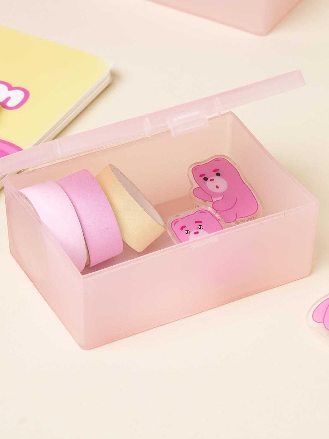 벨리곰 다용도 직사각 수납함