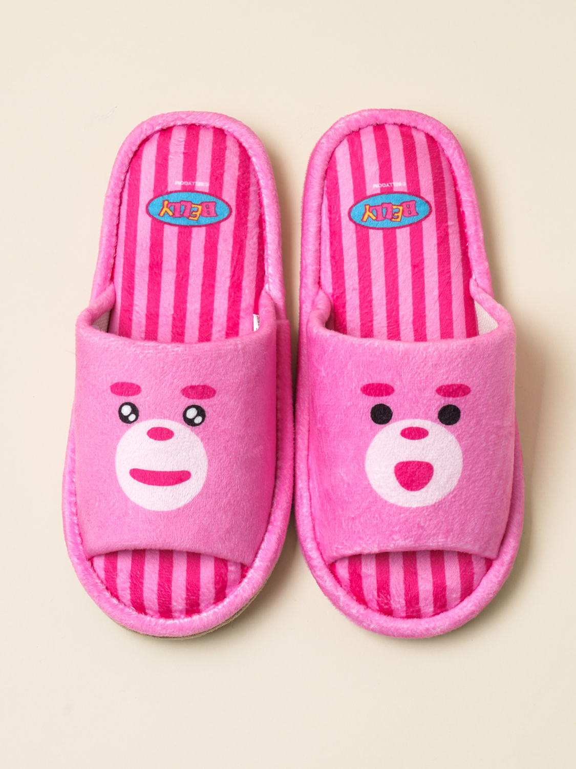 벨리곰 인쇄 거실화 230~250 mm 핑크