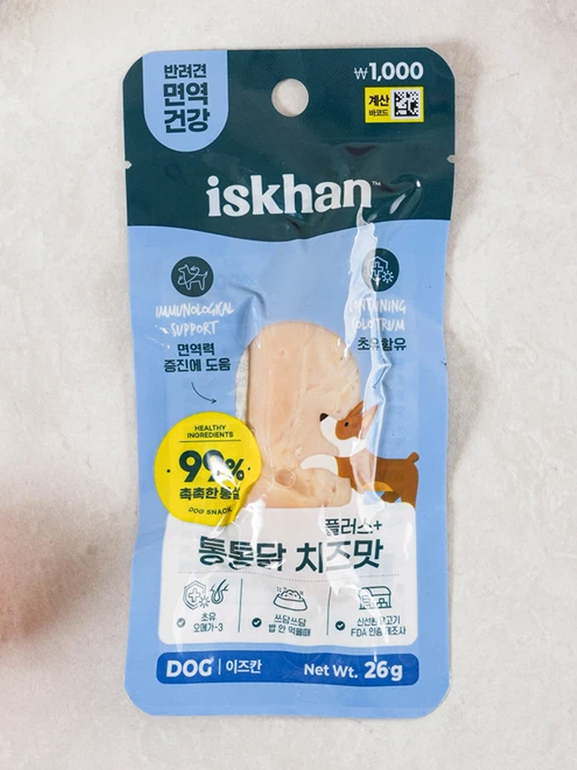 [Пэт] Iskhan Dog Курица с сыром 26 г