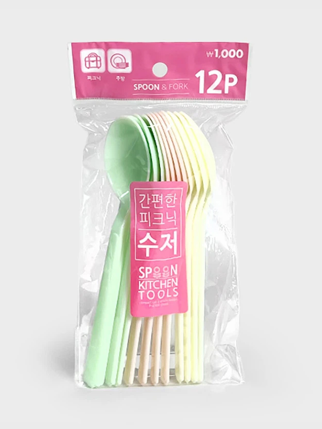 피크닉 수저 12개입