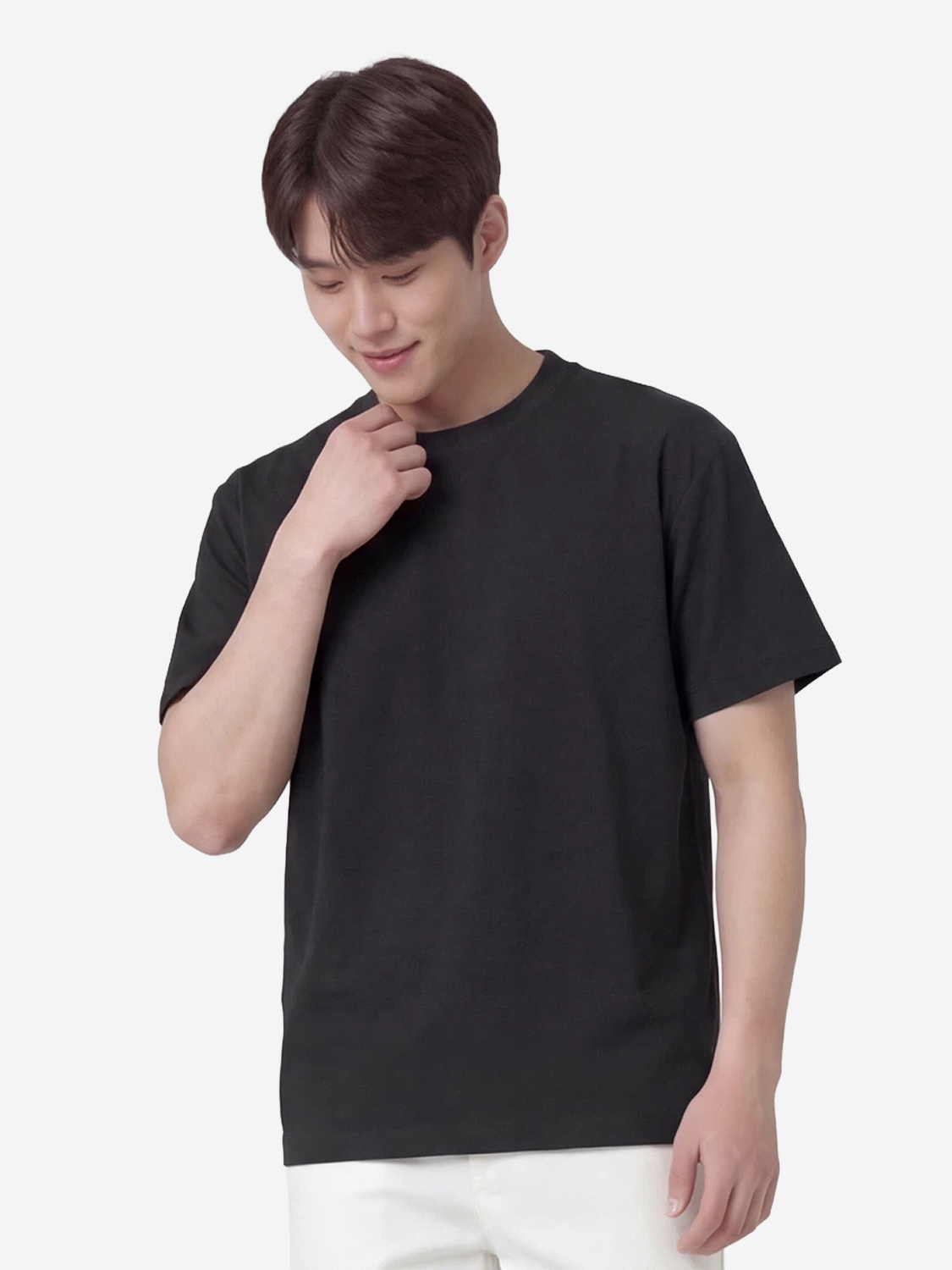 라이트 루즈핏 반팔티 M/L/XL 블랙