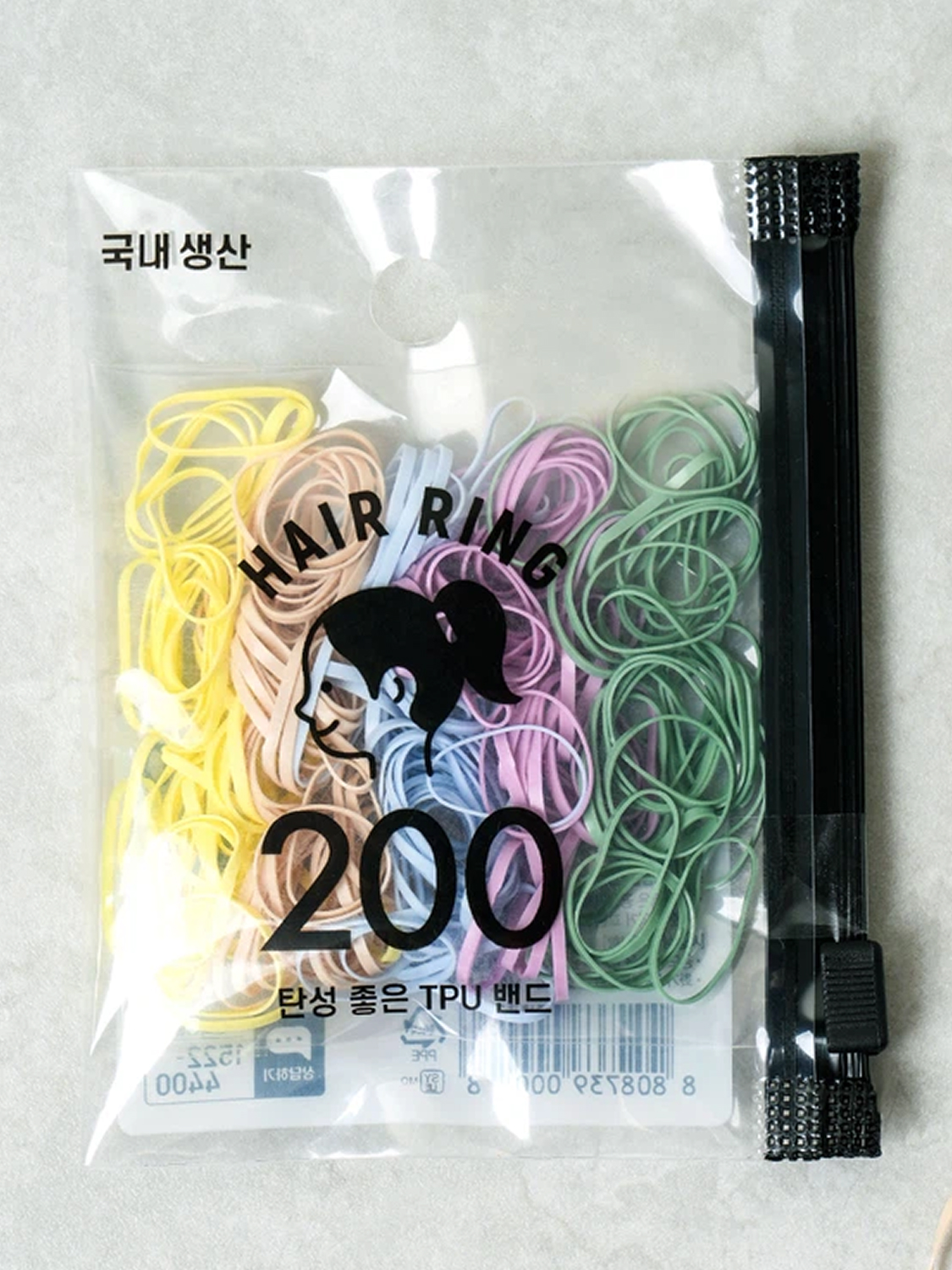 파스텔 톤 미니 TPU 밴드 200개입