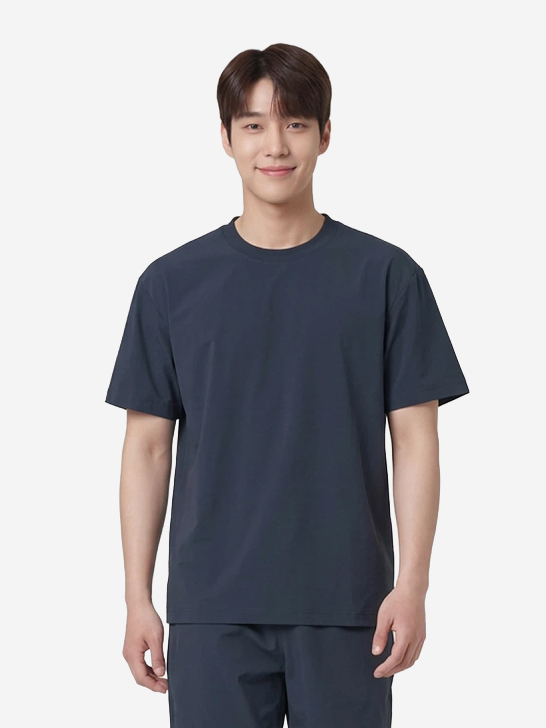 라이트 루즈핏 반팔티 XL 네이비