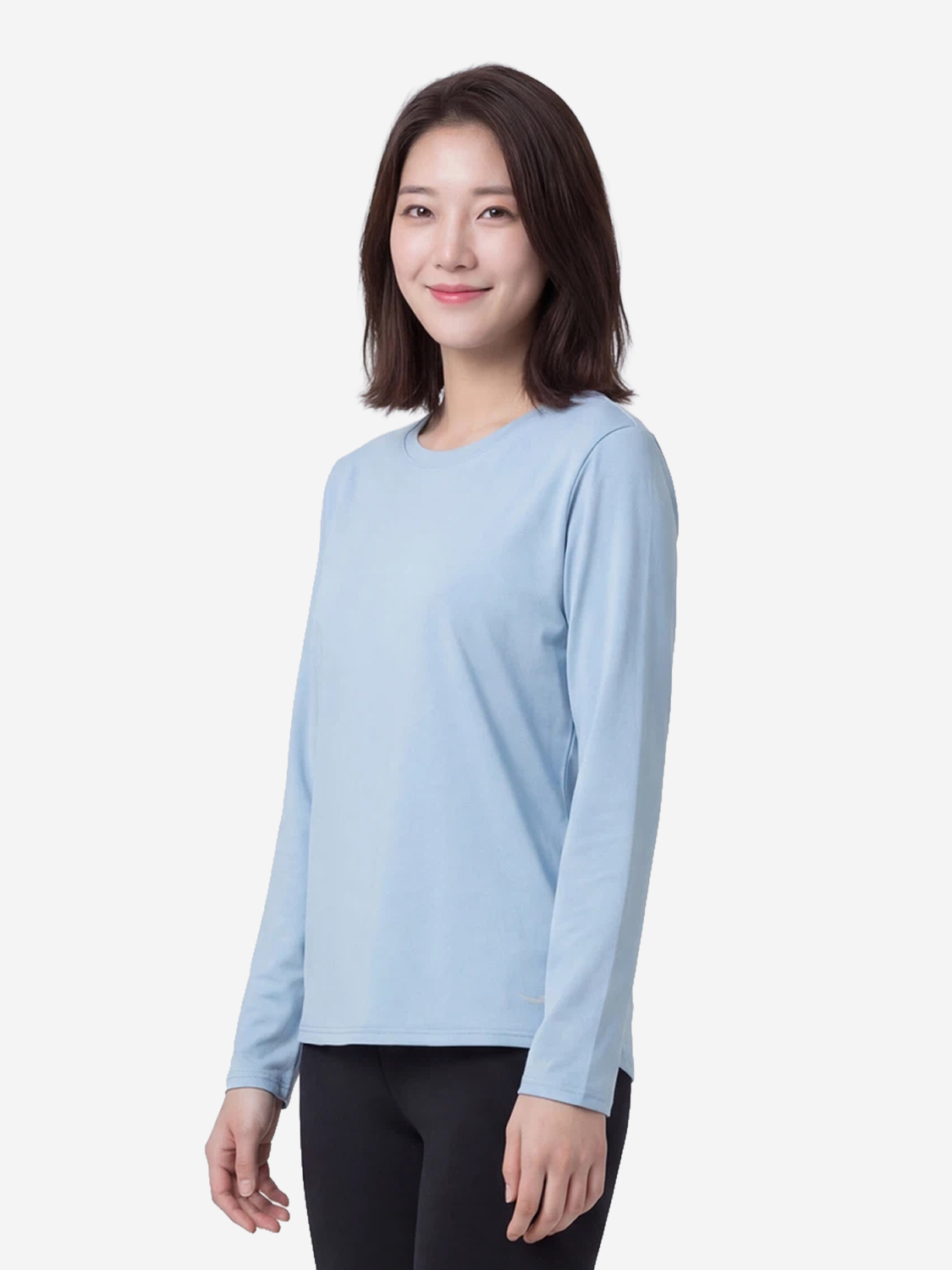 소로나 긴팔 스탠다드핏 100 블루