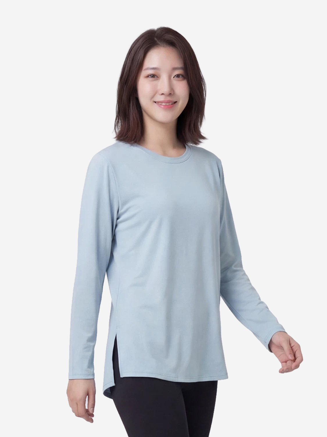 소로나 긴팔 루즈핏 L 블루
