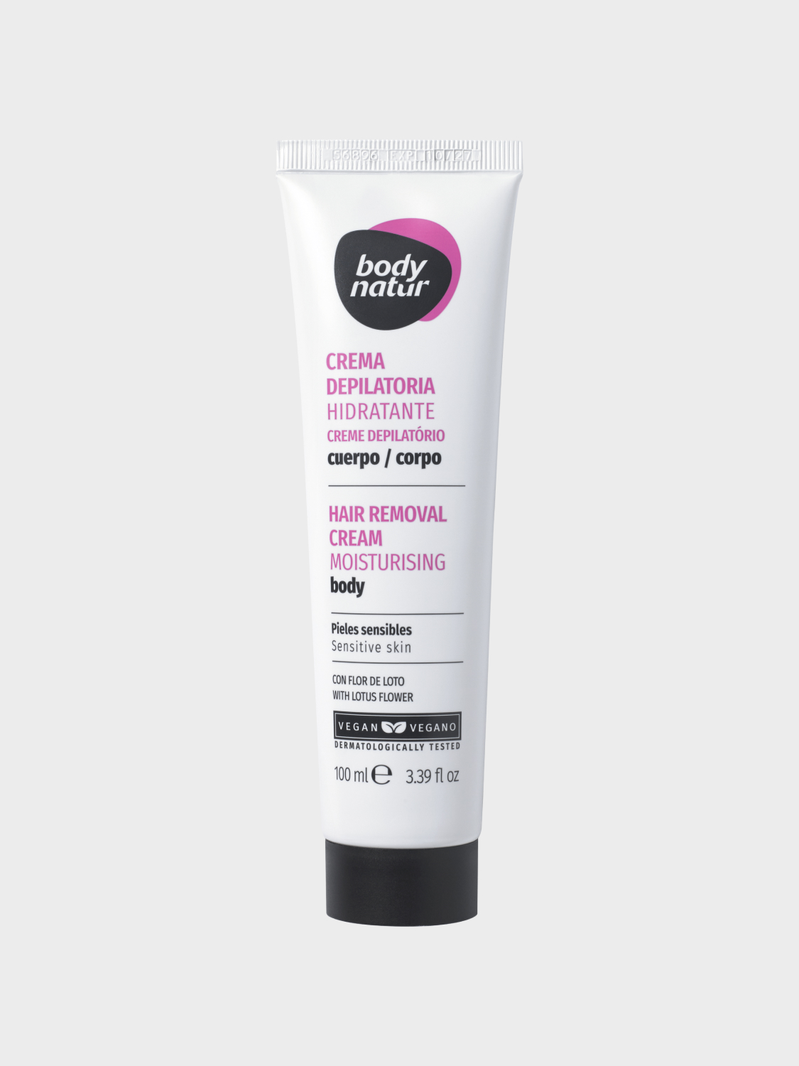 바디네이처 모이스쳐라이징 바디 위드 로터스 플라워 제모크림 100 ml