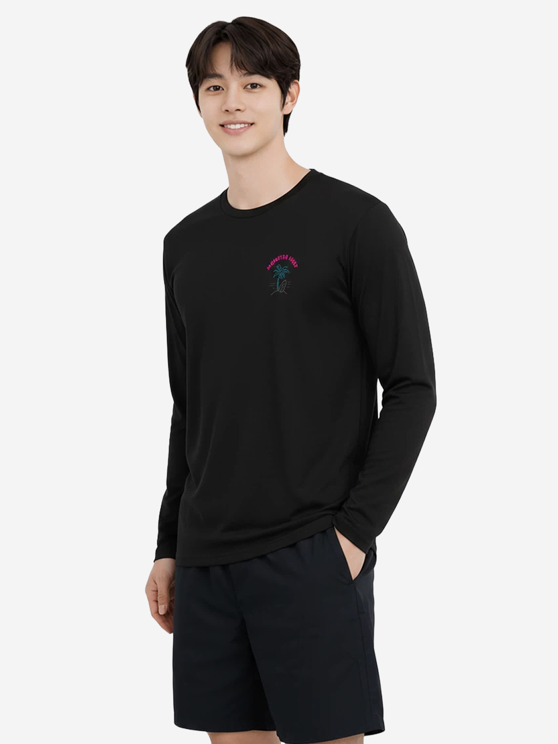 Пляжная футболка с длинным рукавом UGIZ L/XL черная