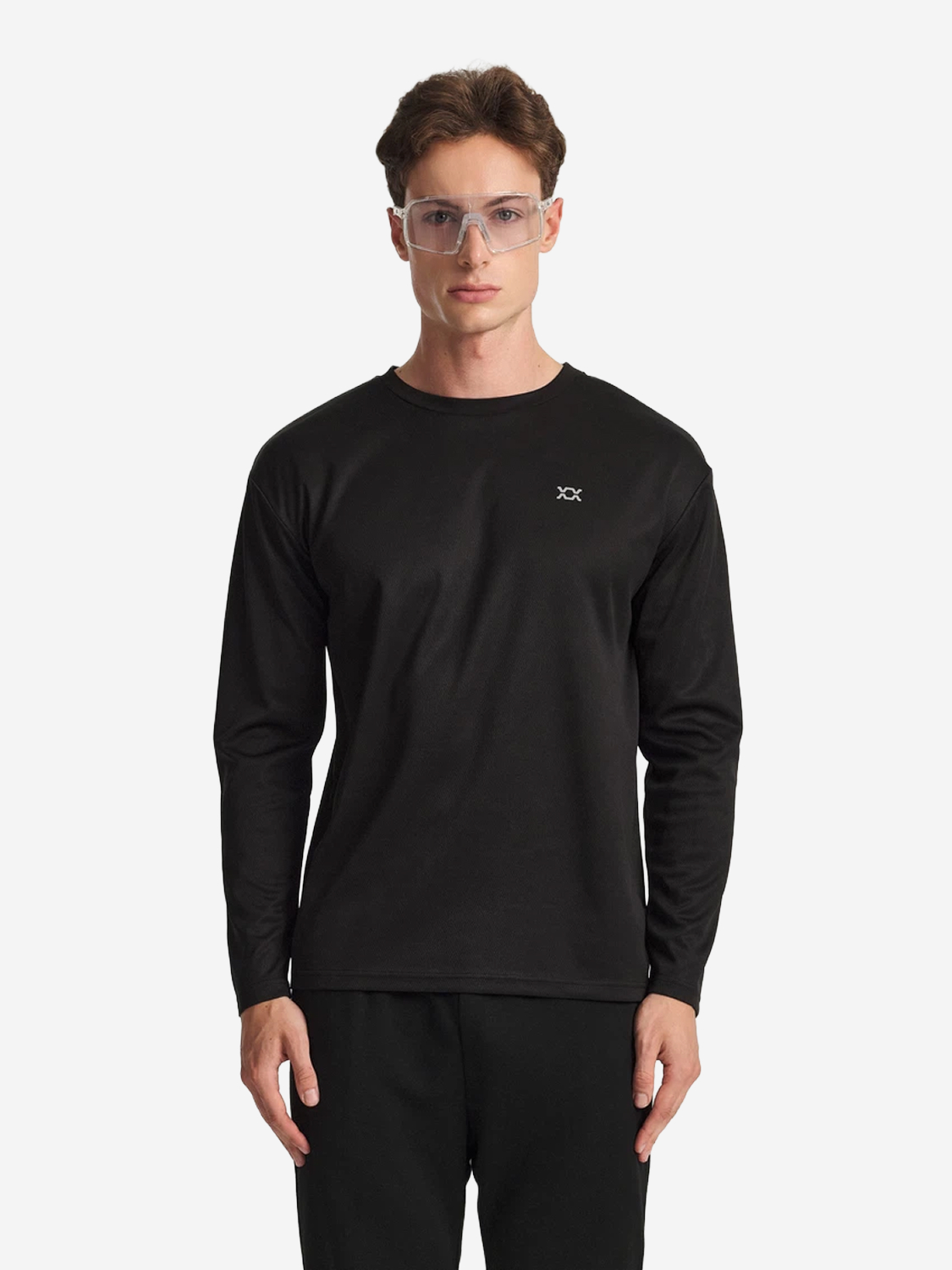 REXY 메쉬 긴팔 티셔츠 M/L/XL 블랙