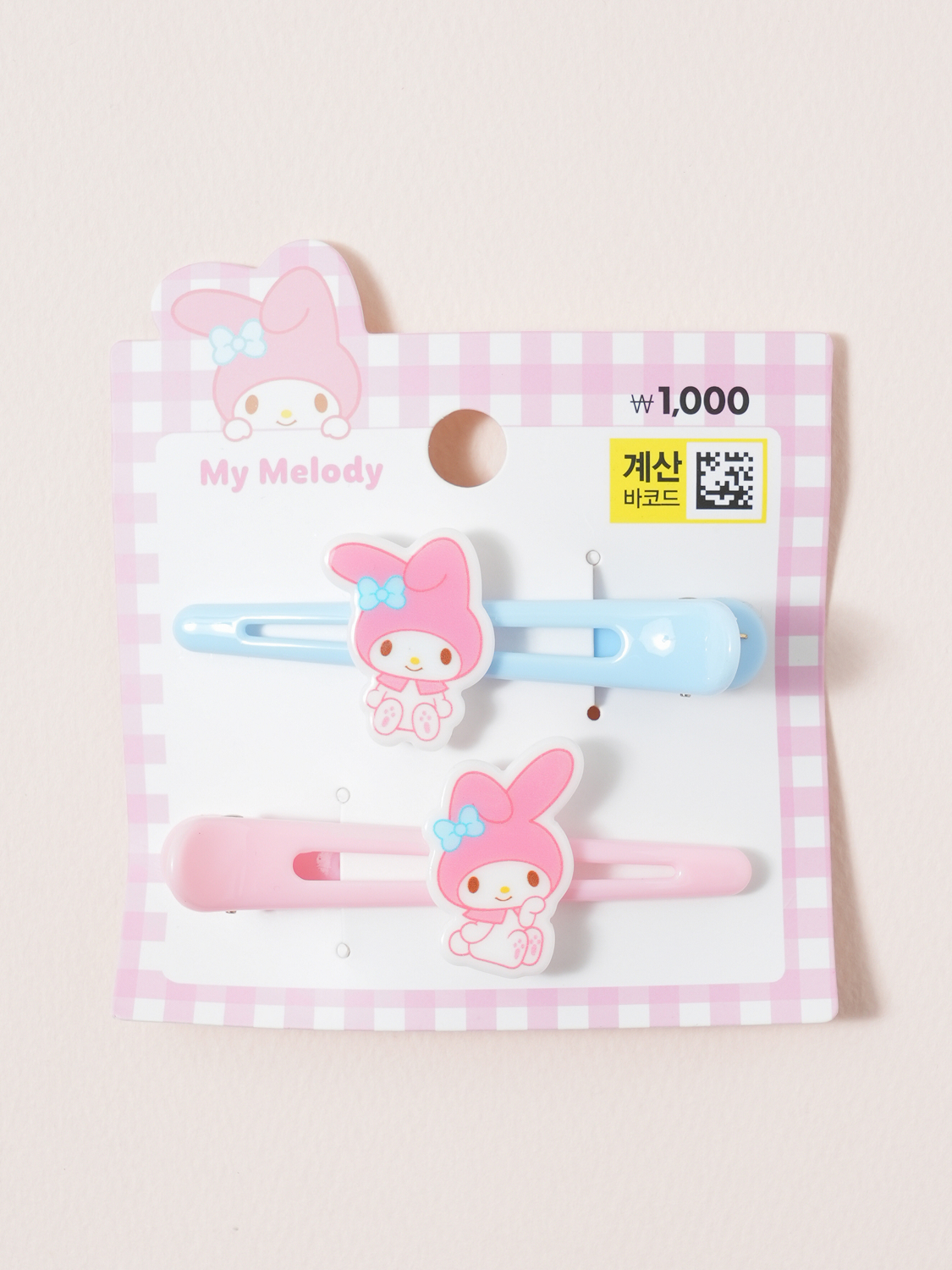 Зажимы для волос My Melody акриловые 2 шт.
