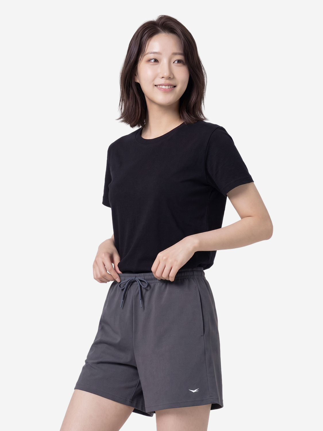 [UV 최대 98% 차단] 여성 소로나 반바지 L 딥그레이