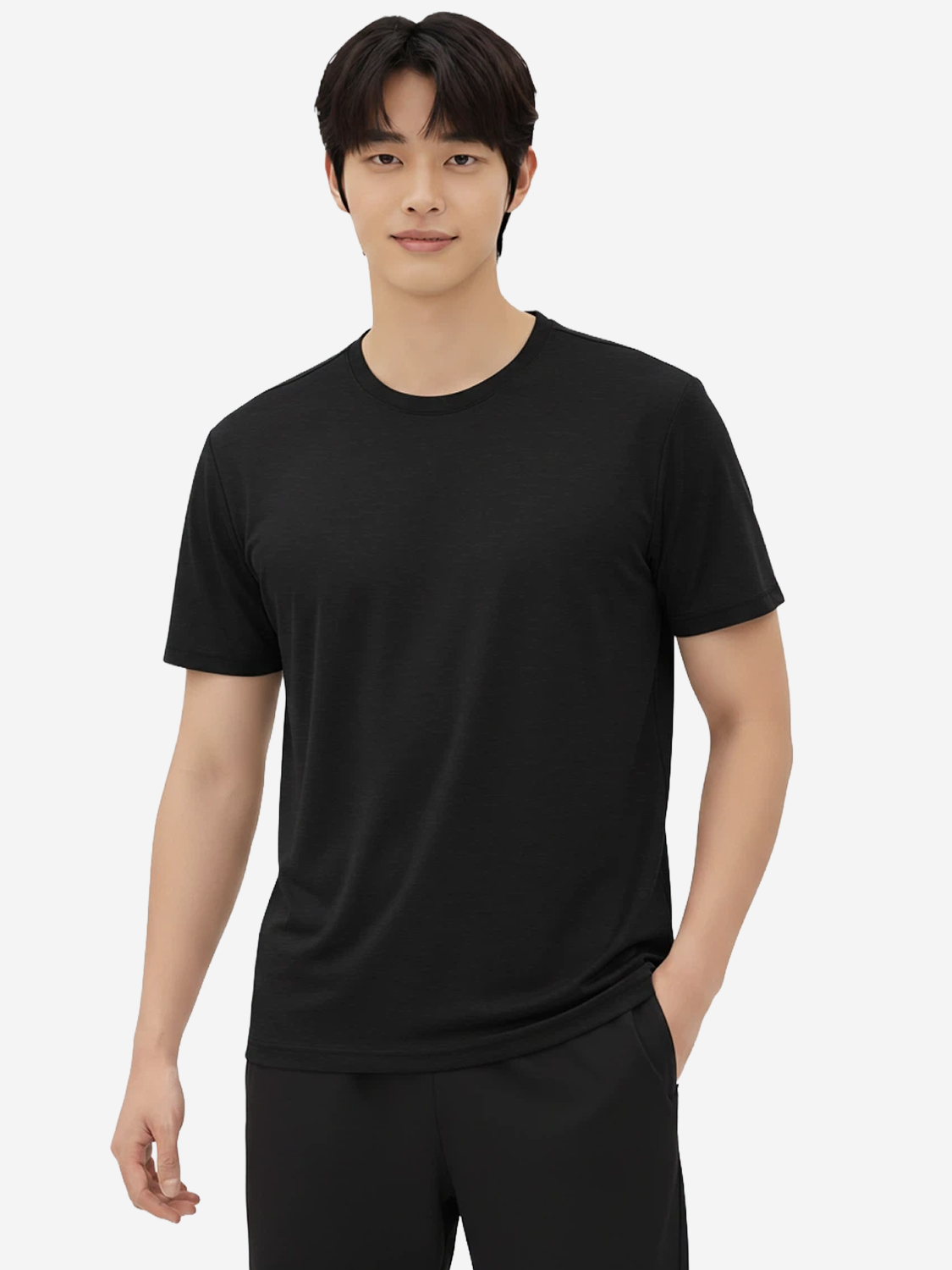 [UV 최대 97% 차단] UGIZ 남성 반팔티 M/L/XL 블랙