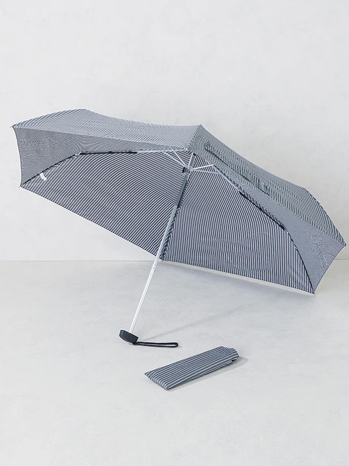 스트라이프 납작 3단 우산 6K 54 cm