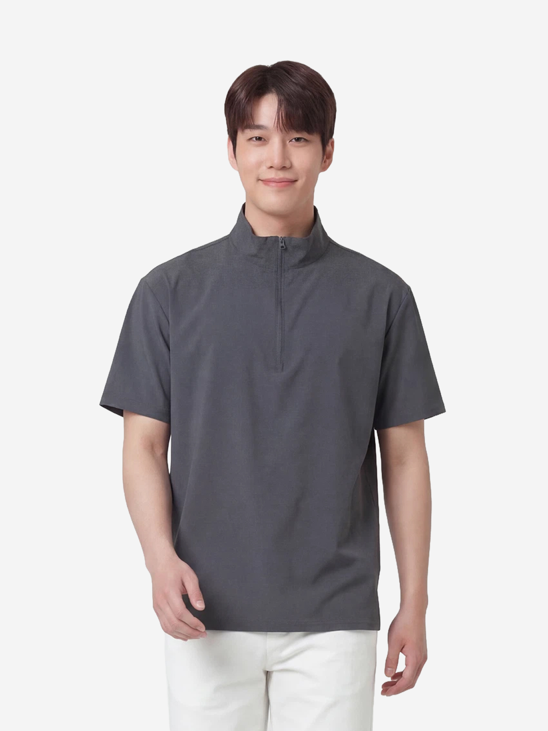 라이트 반집업티 L 그레이