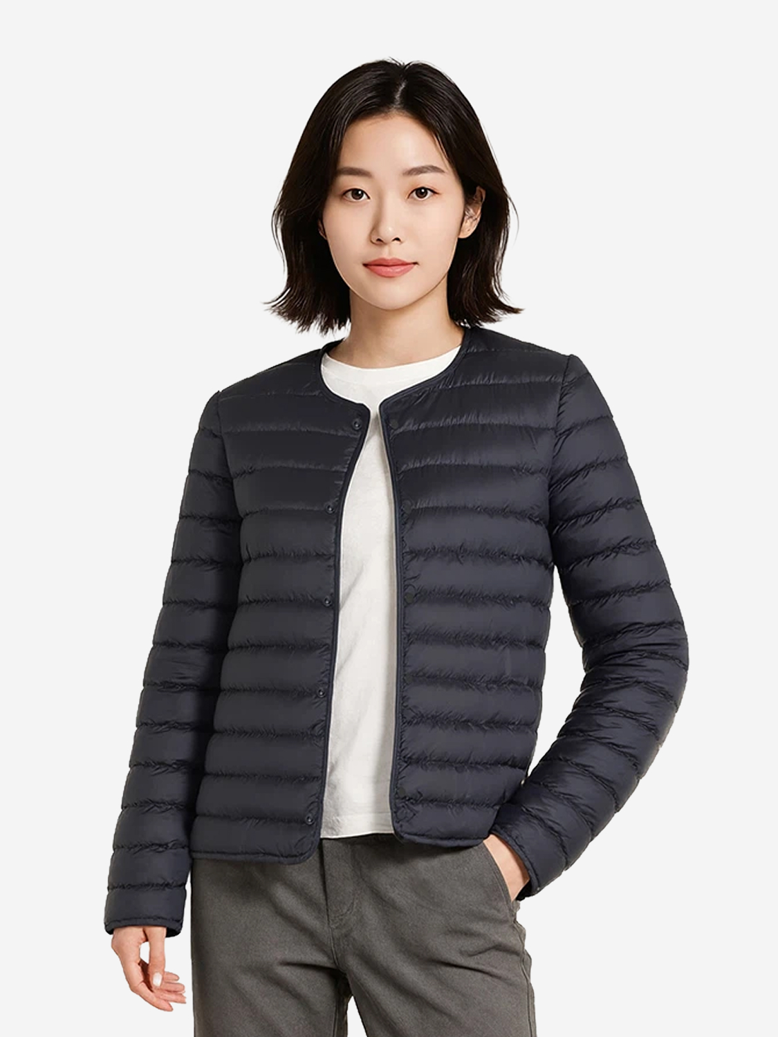 [여성]경량 긴팔 패딩 M/L