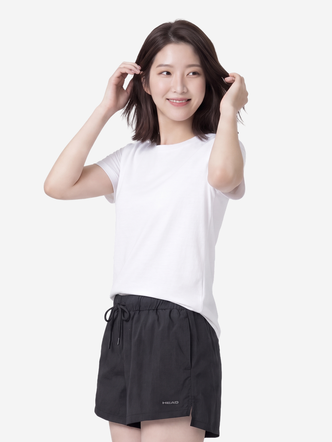 [여성] HEAD 나일론 경량 반바지 S