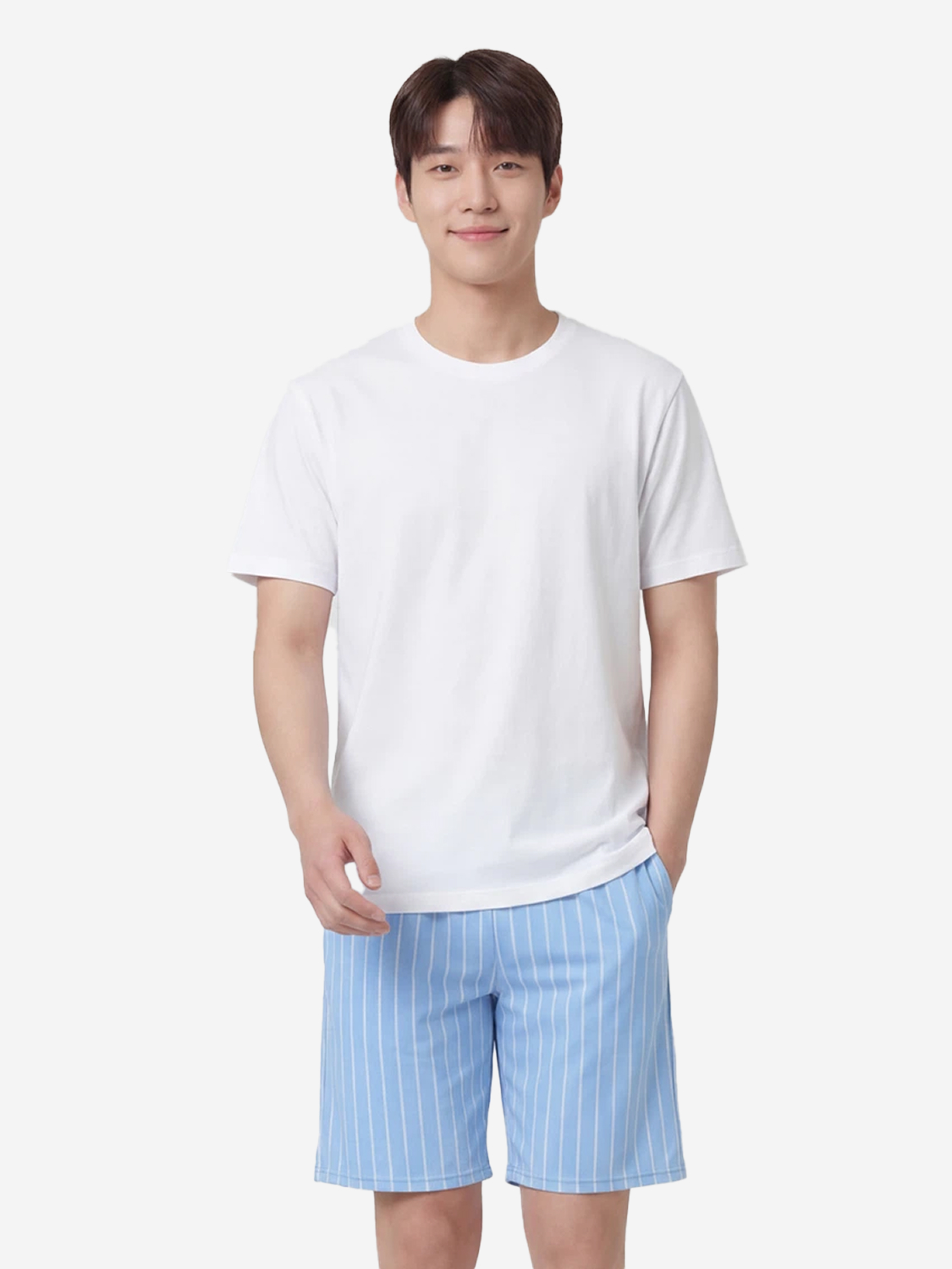 여름 반바지 M 블루