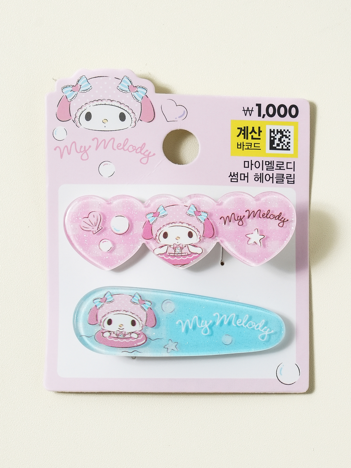 Летний зажим для волос My Melody