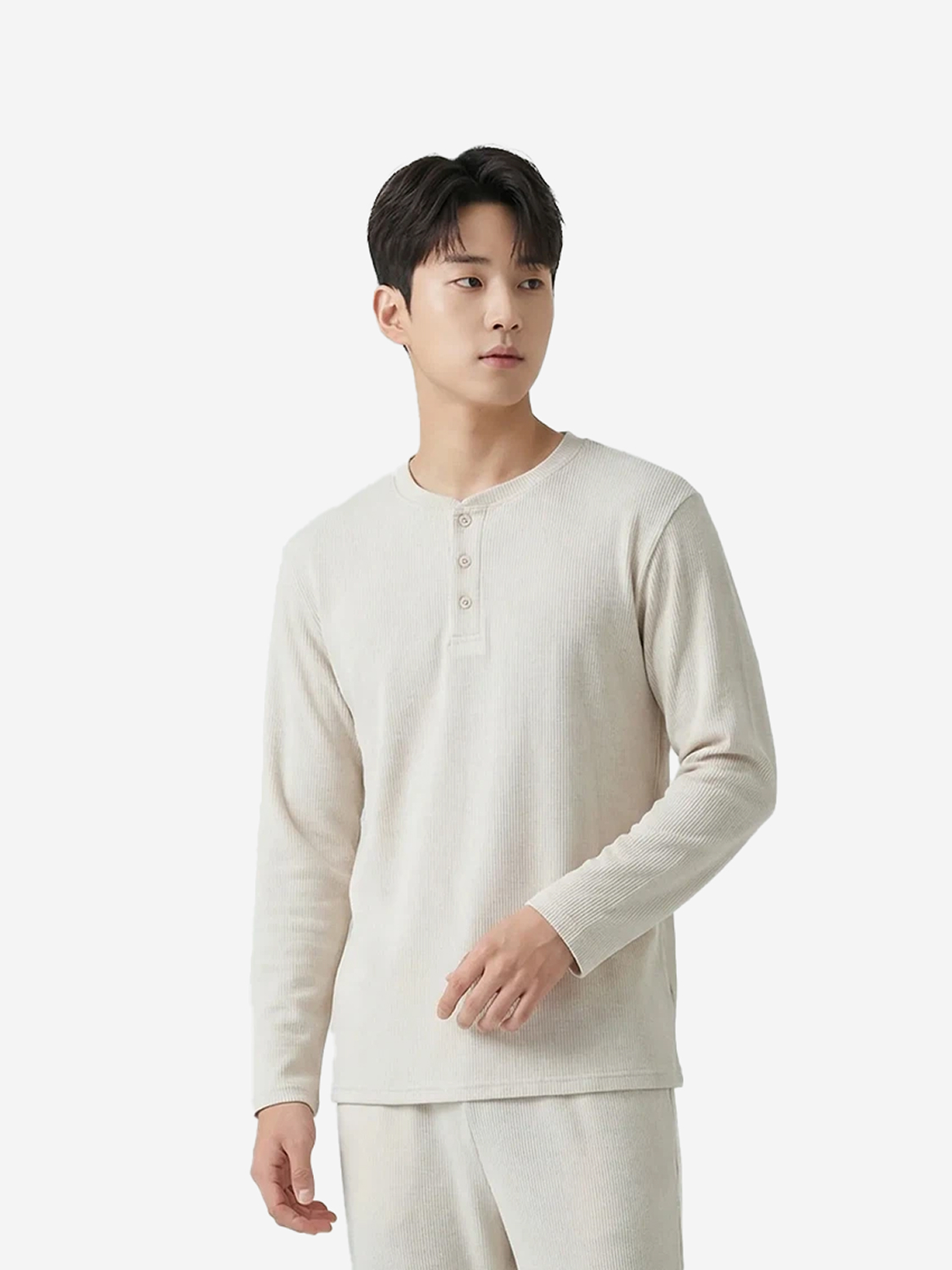 와플 라운지웨어 상의 M 아이보리