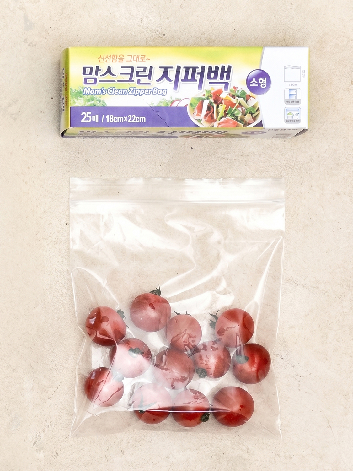 맘스크린 지퍼백 소 25매