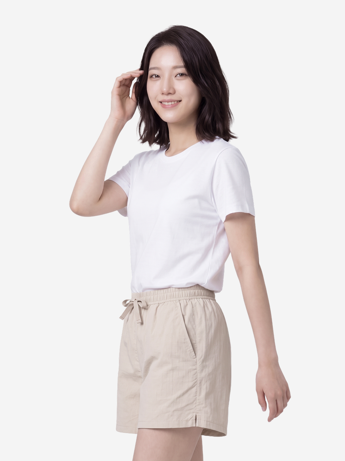 [공용] 나일론 반바지 M 베이지