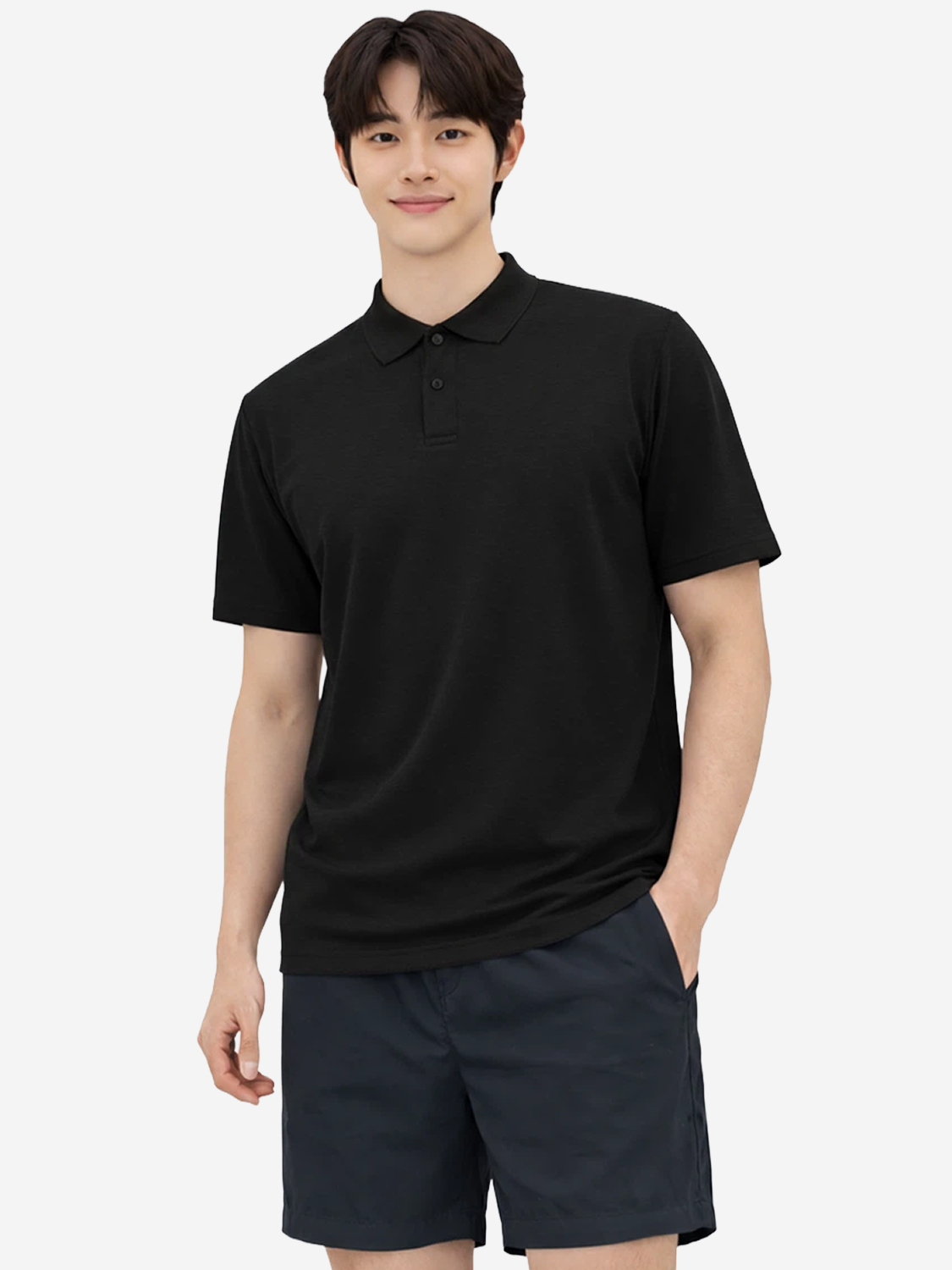 [UV 최대 97% 차단] UGIZ 남성 카라티 M/L/XL 블랙