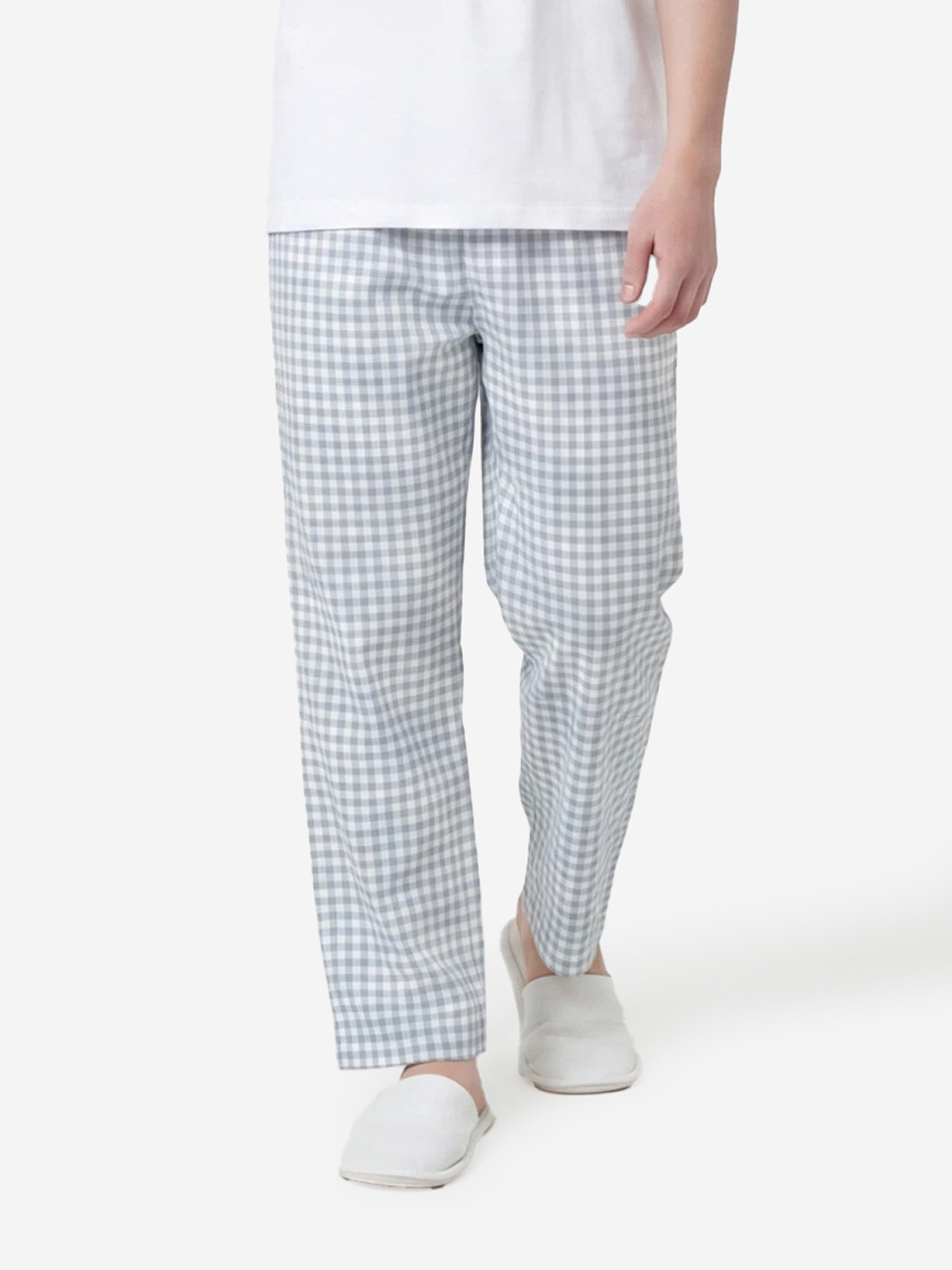 체크 파자마 하의 M/XL 그린