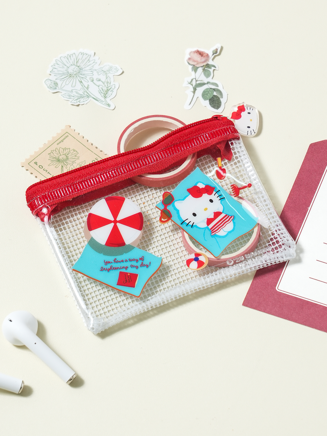 Плоский чехол Hello Kitty Summer малый
