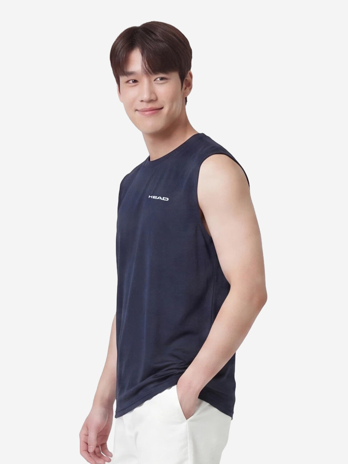 [남성] HEAD 메시 민소매 티셔츠 XL