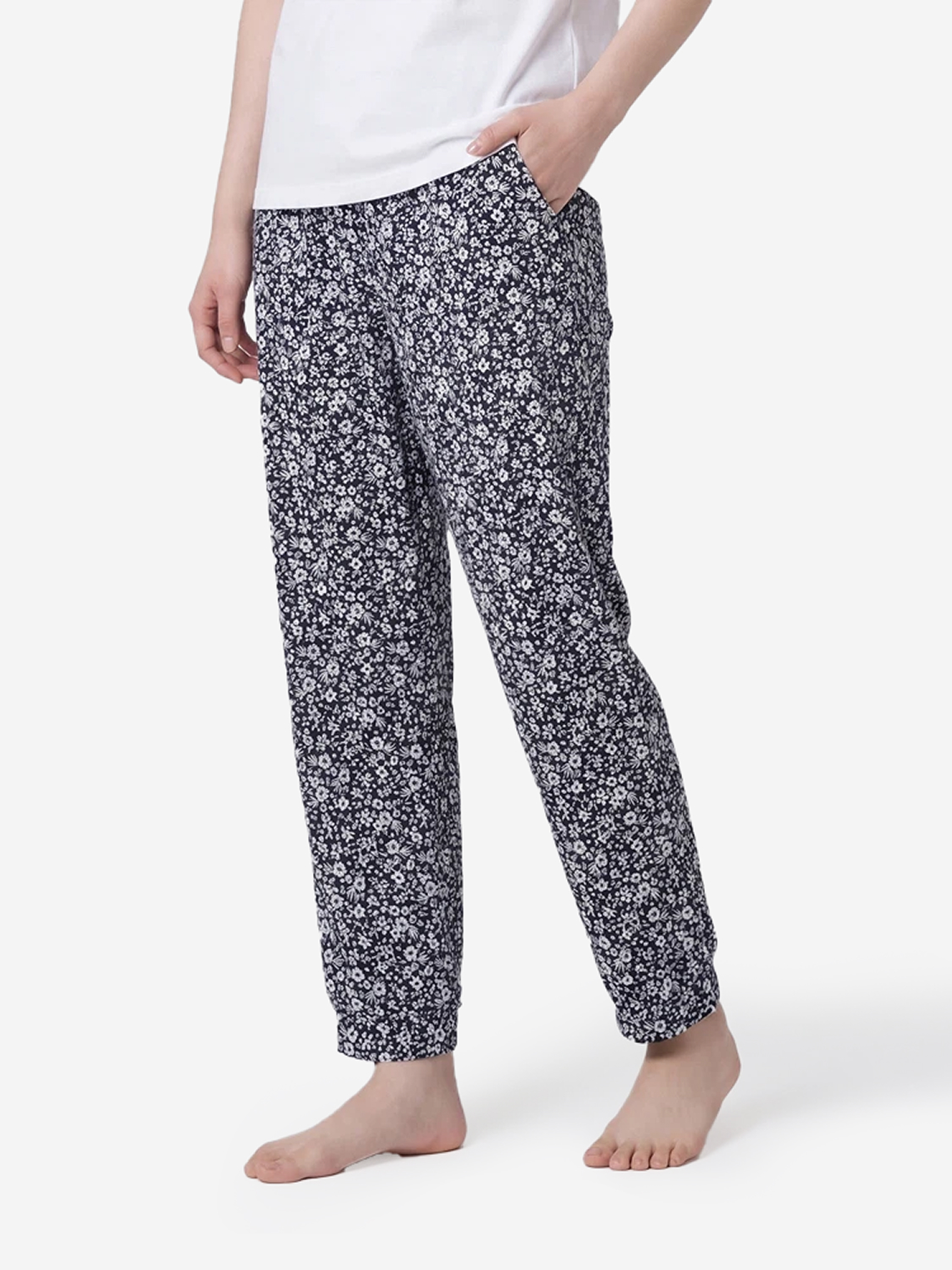 여름 발목 밴딩 긴바지 M/L 패턴