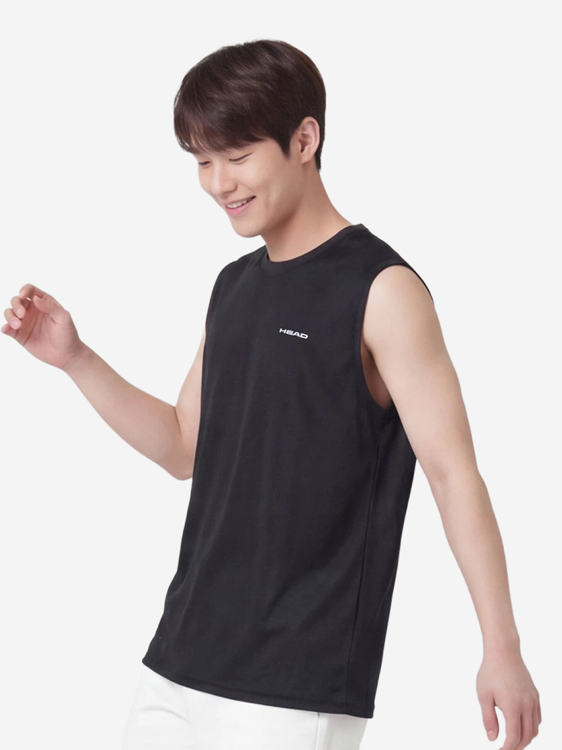 [남성] HEAD 메시 민소매 티셔츠 L