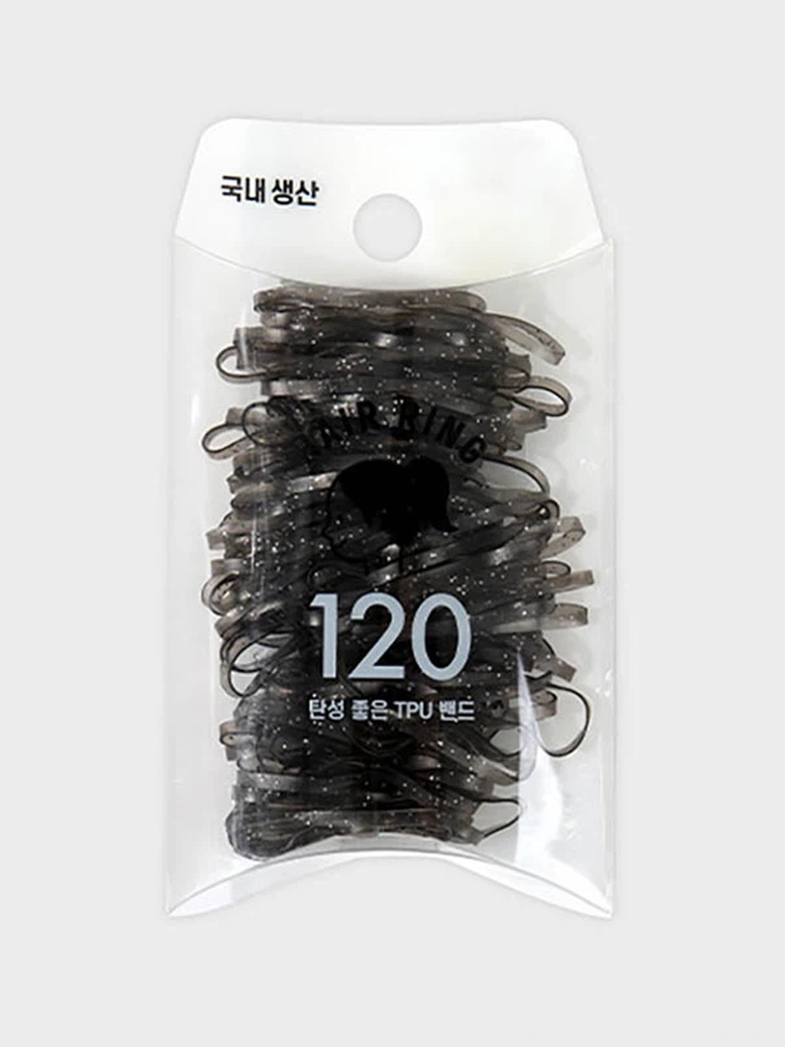 반짝이 블랙 TPU 밴드 120개입
