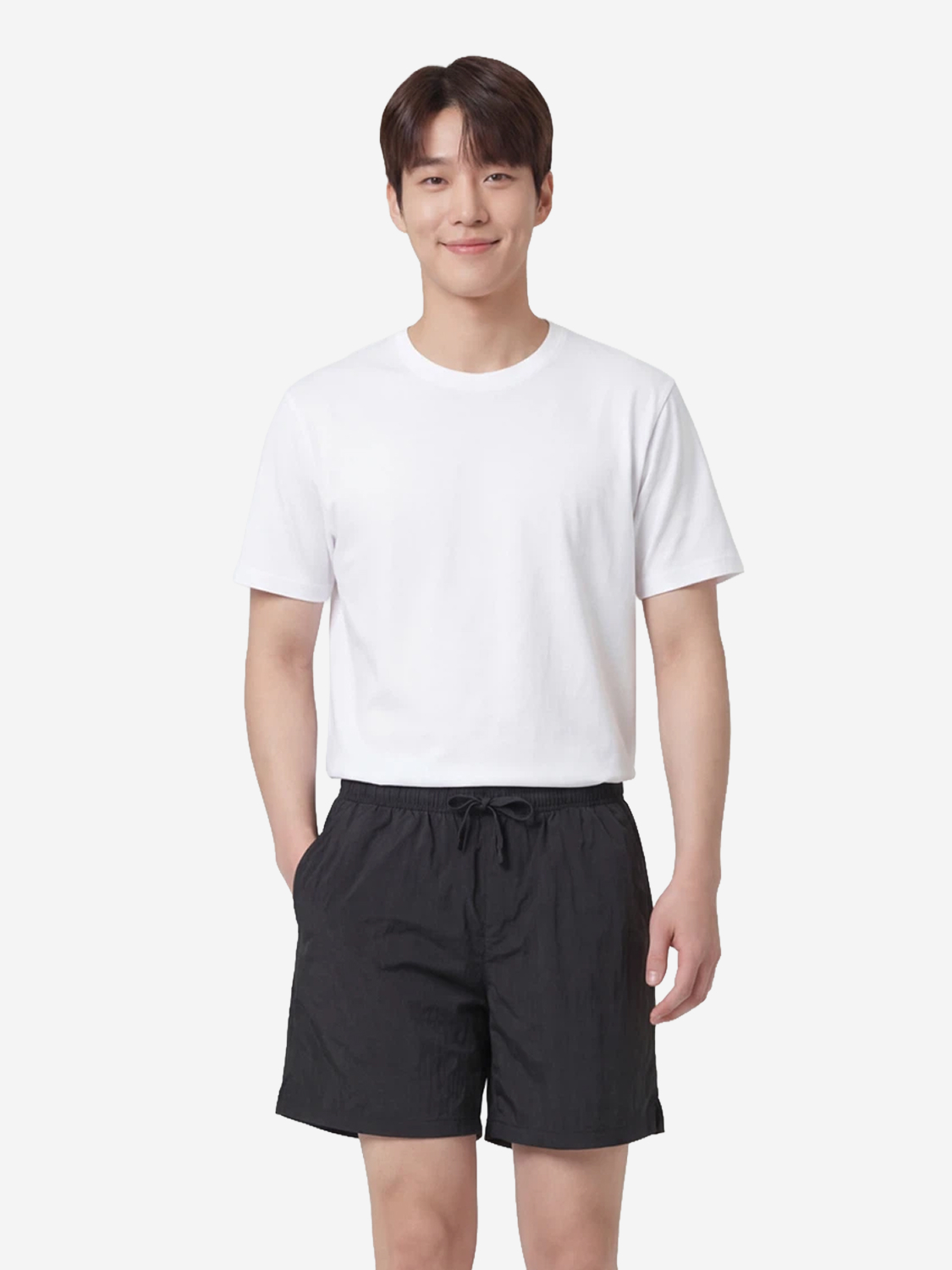 나일론 반바지 S/M/L/XL/XXL 블랙