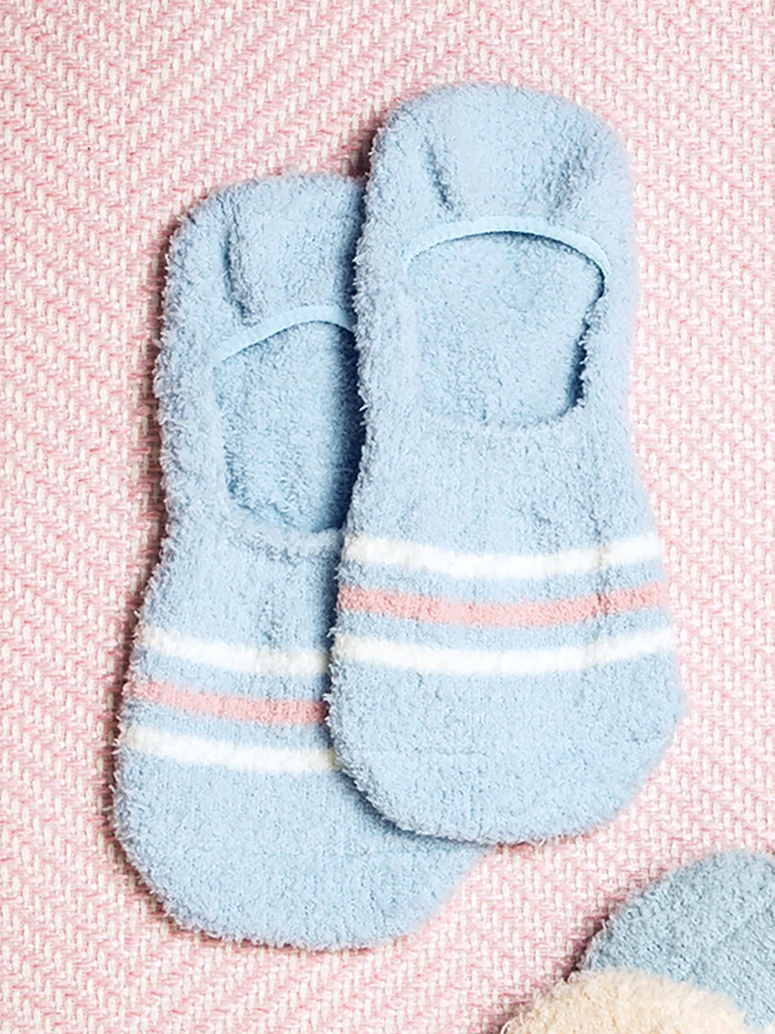 남녀공용 수면 덧신 블루