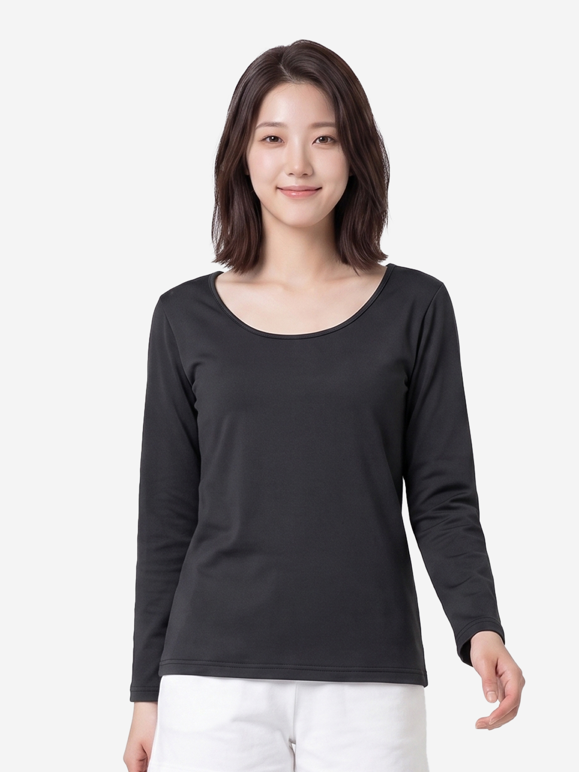 Термокофта женская Easy Warm с начесом S/M/L черная