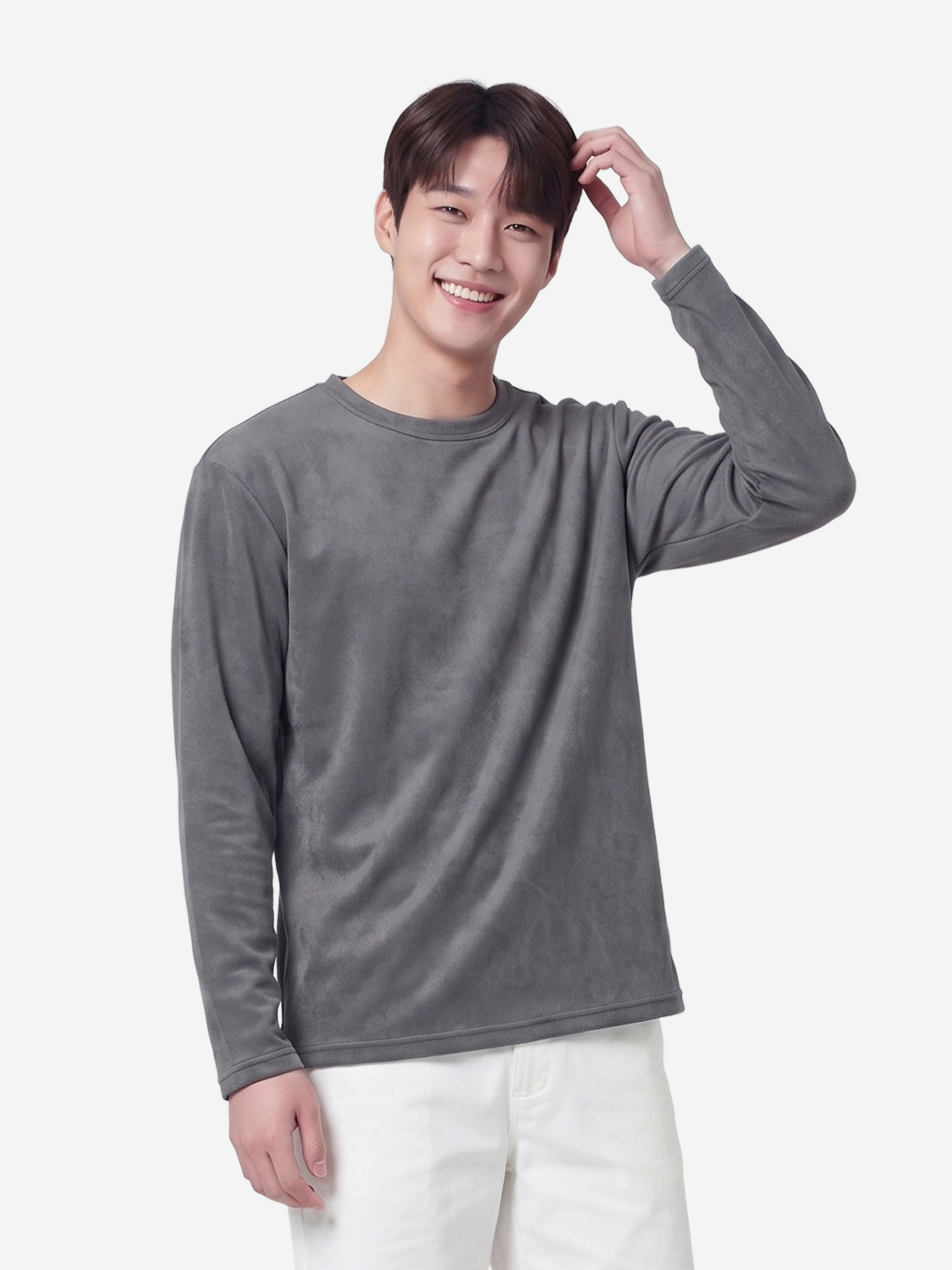 폴라 플리스 파자마 상의 L