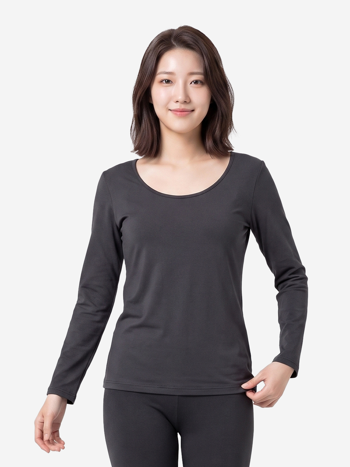 [Aerowarm] Женское термобелье верх S/M/L черное