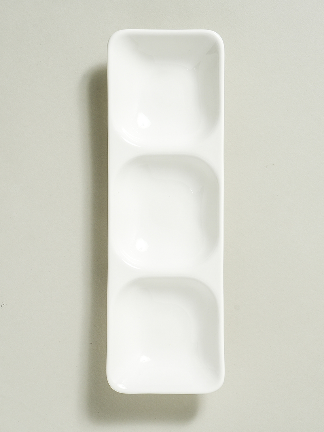 화이트 사각 나눔 종지 3칸
