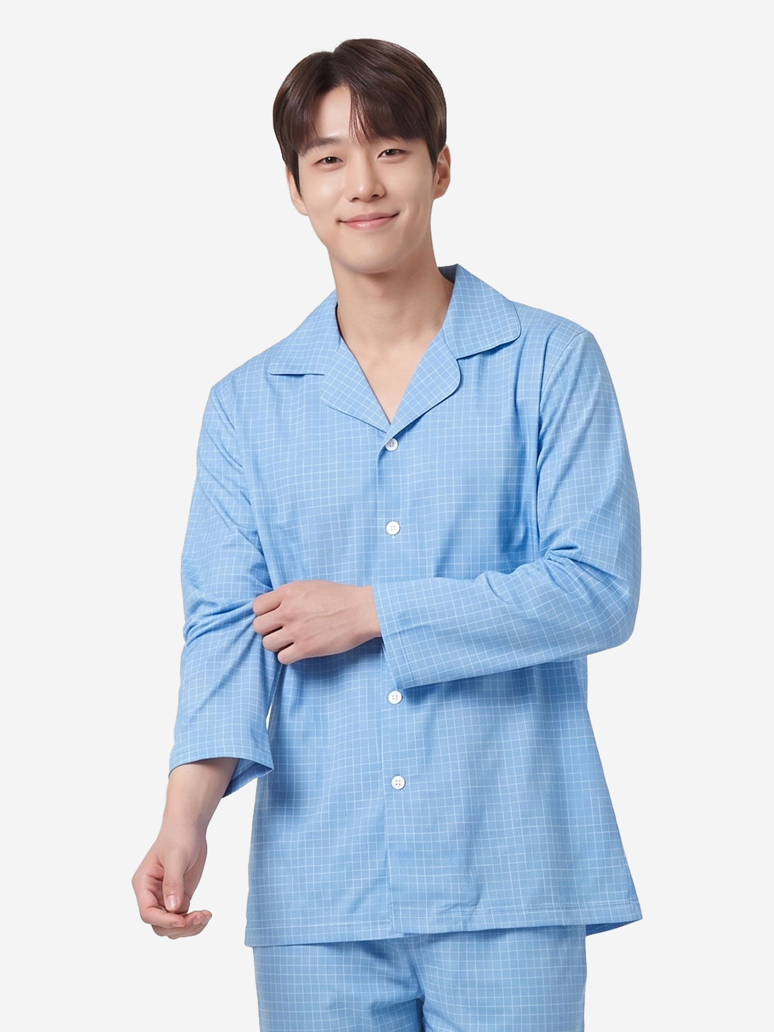 패턴 파자마 상의 (L)
